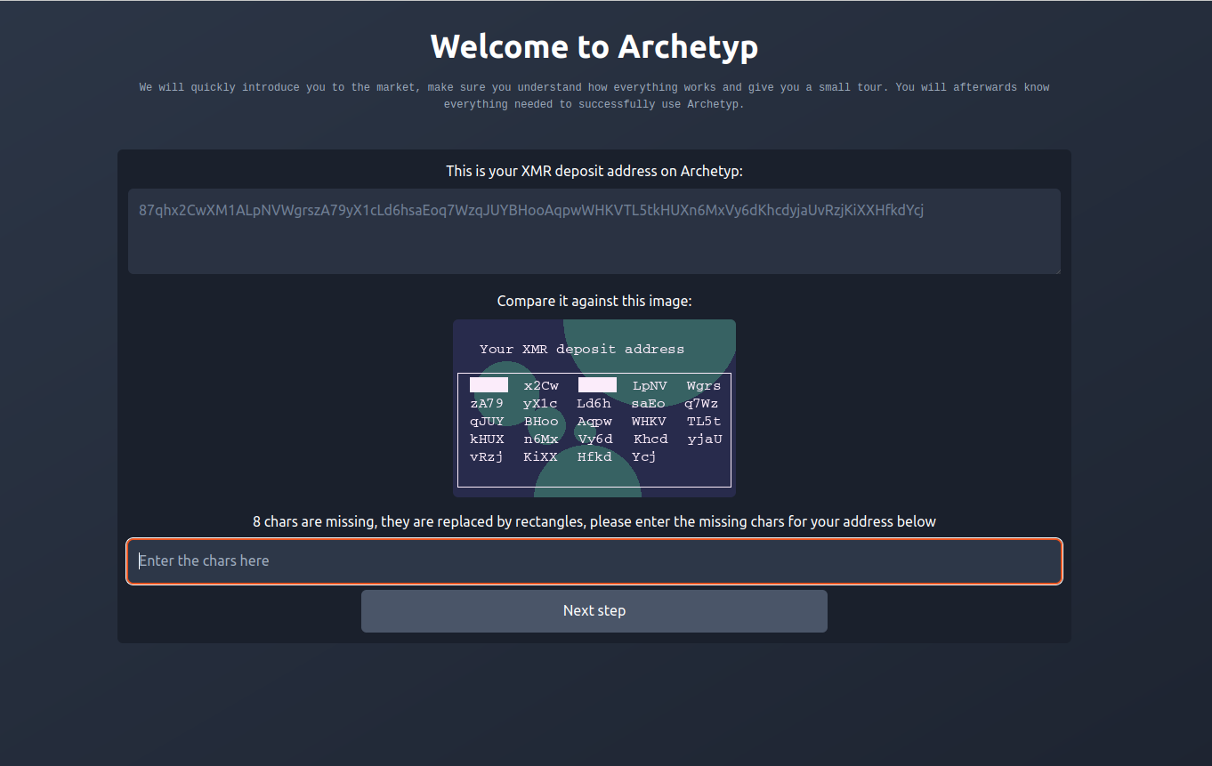 Wallet Address Verification